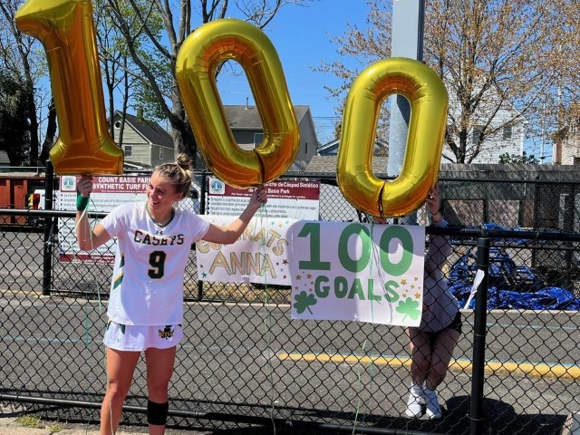 Image for Anna Gotterup Records 100th Career Lacrosse Goal