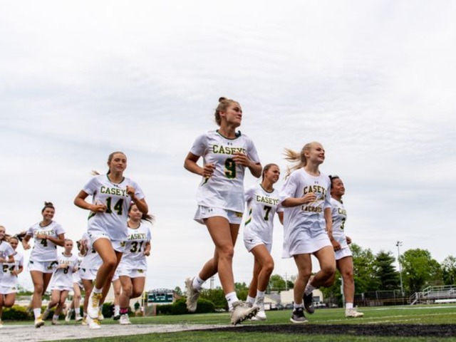 Varsity Girls Lacrosse Defeats Mount St. Dominic in Non-Public A First Round