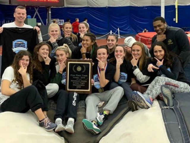 Girls Track Team Wins Monmouth County Title