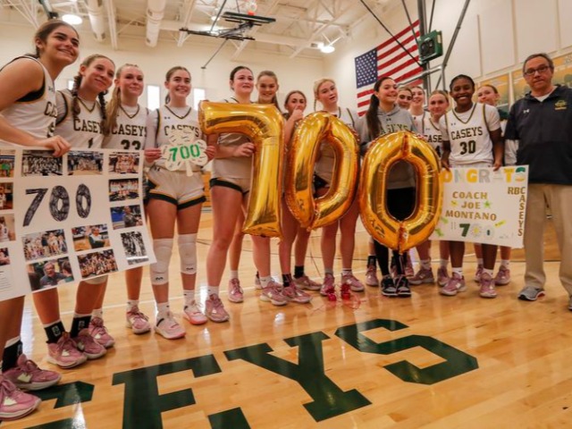 Image for Joe Montano becomes 6th girls basketball coach to win 700 games