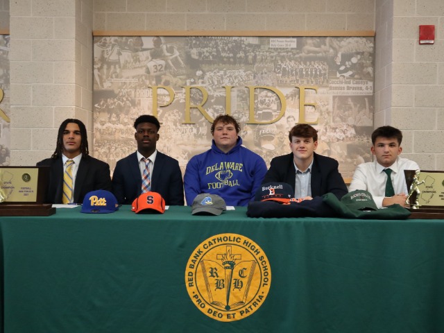 Image for Casey Student Athletes Sign Football Letters of Intent for College