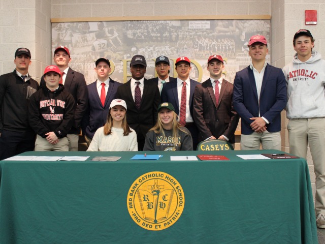 Twelve Casey Athletes Sign National Letters of Intent