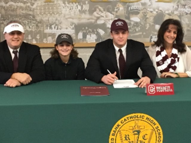 Michael Griggs signs to play football at Colgate University
