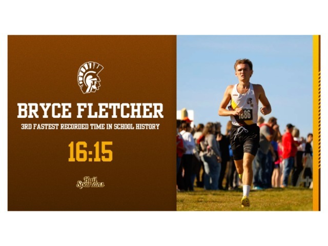 Bryce Fletcher runs 3rd fastest recorded time in Roger Bacon Cross Country history at District Meet