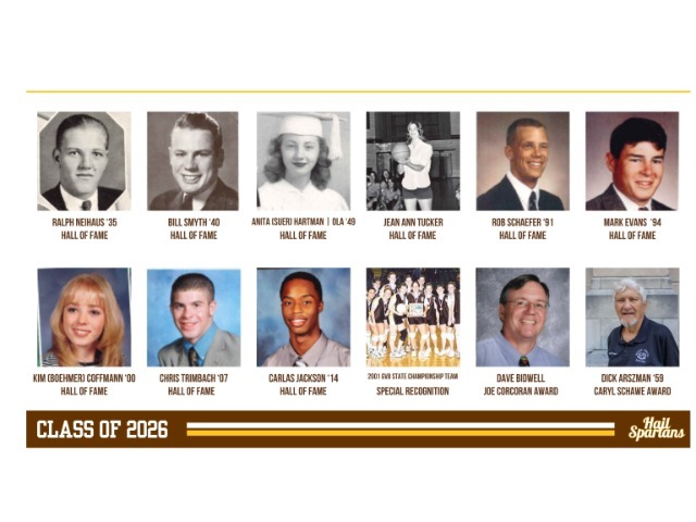 Roger Bacon Athletics announces 2026 Hall of Fame Class