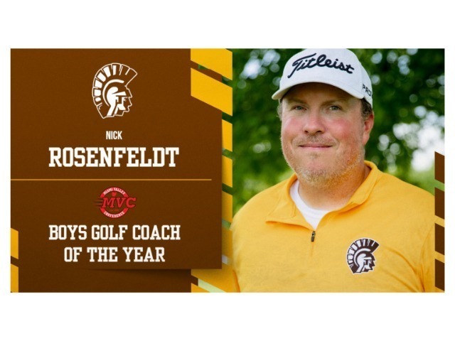 Nick Rosenfeldt named Miami Valley Conference Boys Golf Coach of the Year