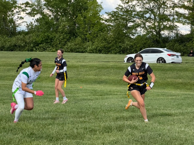 RB Girls Flag Football shuts out Mason 22-0