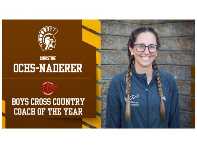Christine Ochs-Naderer named Miami Valley Conference Boys XC Coach of the Year
