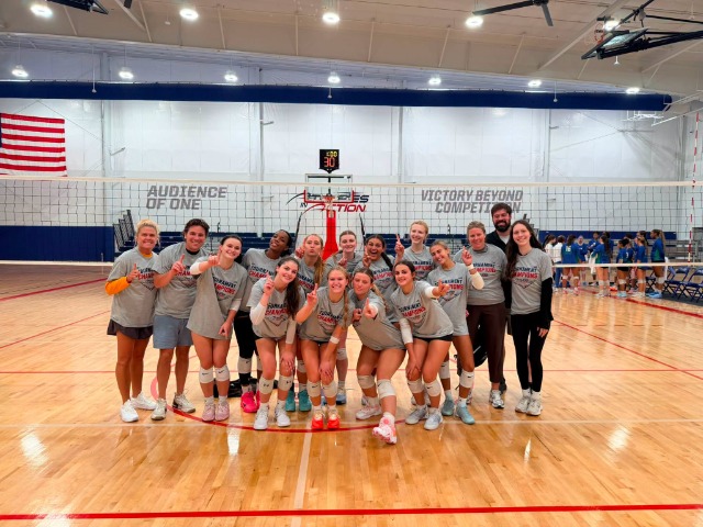 Girls Volleyball wins Athletes in Action Showcase