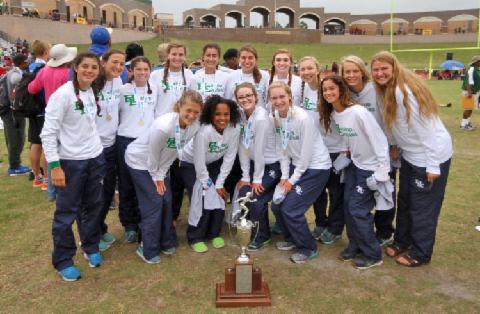 BE girls track win State!