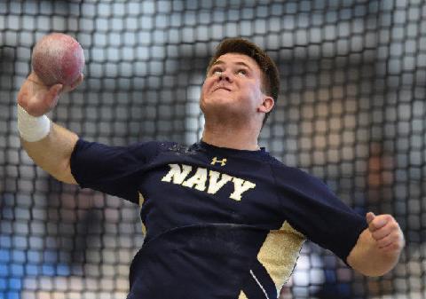 BE grad throws career best for Navy