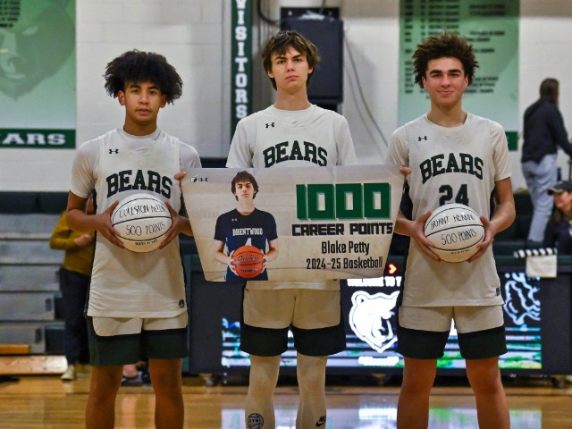 Trio of Bears Honored for Basketball Milestones