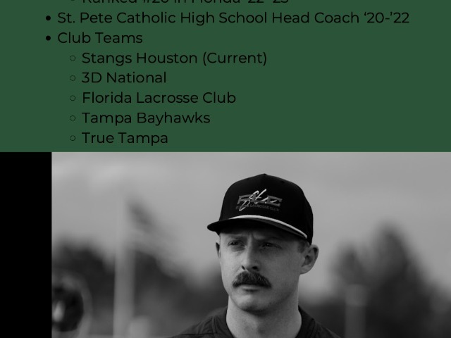 Lutheran South Academy Welcomes Dalton Simpson as Head Coach of New Varsity Lacrosse Program