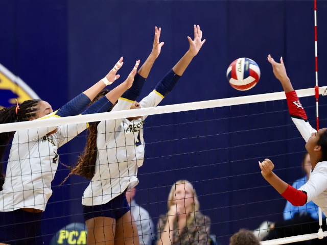 PCA Volleyball Brings the Heat in Three-Set Victory