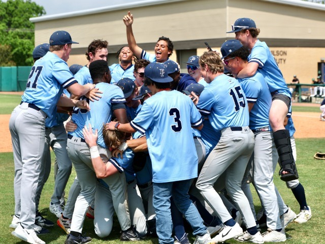PCA Plano Lions varsity baseball team celebrates winning the 2026 TAPPS 6A Division I State Championship after defeating Concordia Lutheran 11-2.