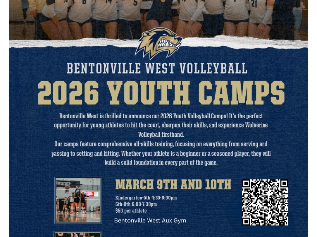 West Volleyball Youth Camps 2026