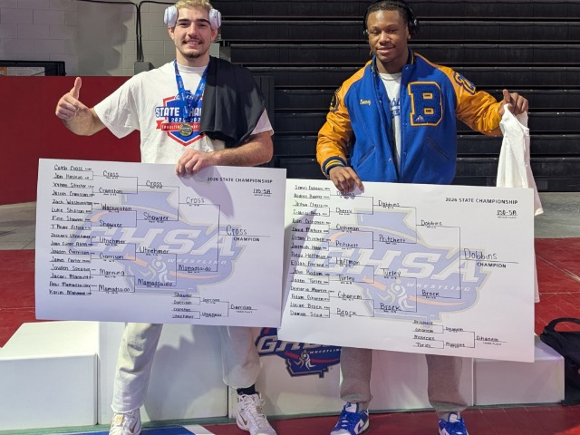 Local wrestlers win state championships