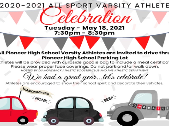 Pioneer All Sports Varsity Drive By Celebration