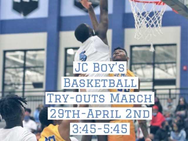 James Clemens Boy's Basketball Try-outs March 29th - April 2nd 