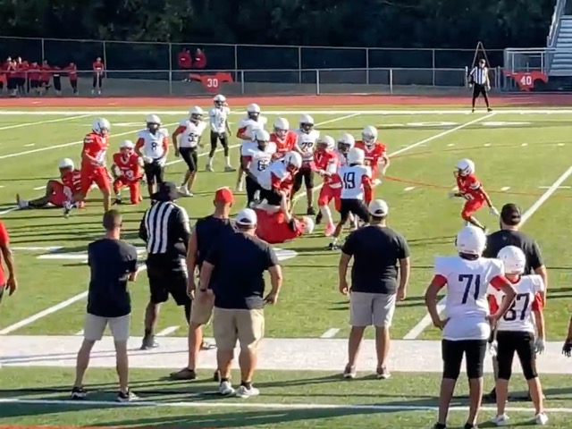 West 8th Grade Football vs Grapevine