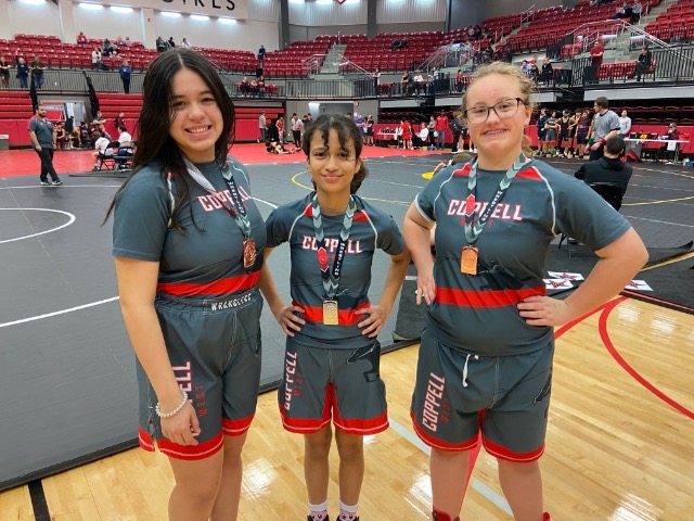 Lady Wranglers Victorious in 1st Wrestling Tournament of 2023