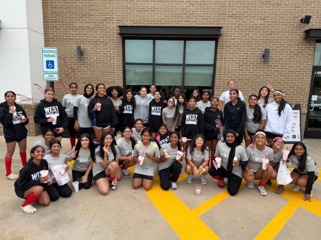 7th grade Lady Wranglers battled at home vs. North Cougars