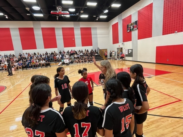 8th grade Lady Wranglers get the Win at Chisolm Trail