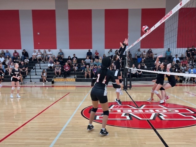 8th Volleyball steals a Win from Carroll