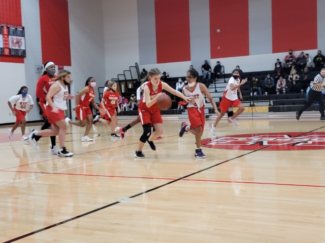 7th Grade Girls Open at Home Against Vista Ridge