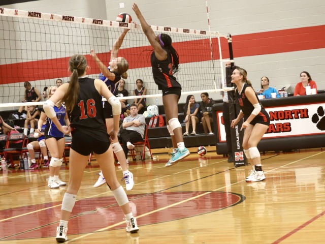 North Volleyball Takes the Court for Home Opener