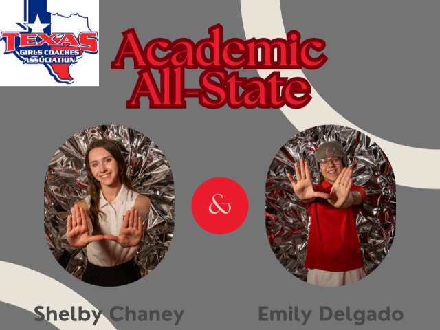 TGCA Academic All-State for Chaney and Delgado