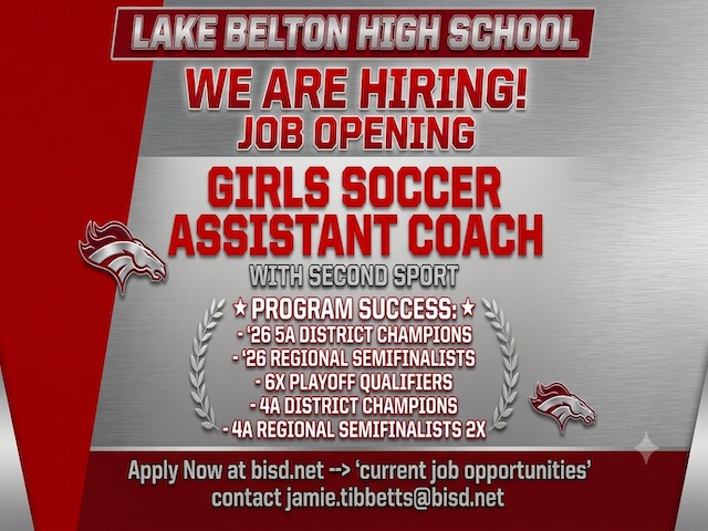 Girls Soccer Assistant Job Opening