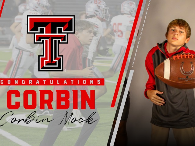 Corbin Mock Signs with Texas Tech University