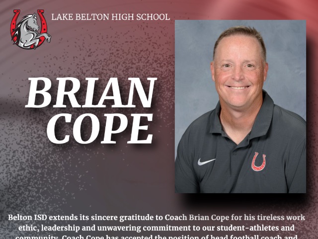 Thank you Coach Cope!