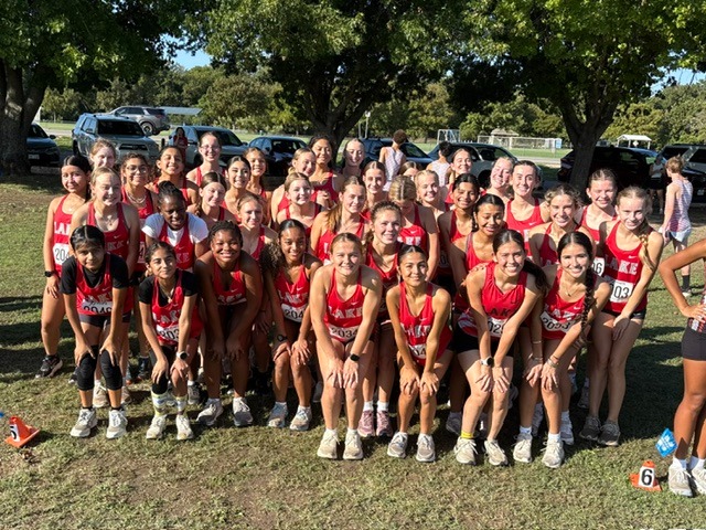 JV Girls Cross Country Team Dominates District 12-6A Meet to Claim Championship!