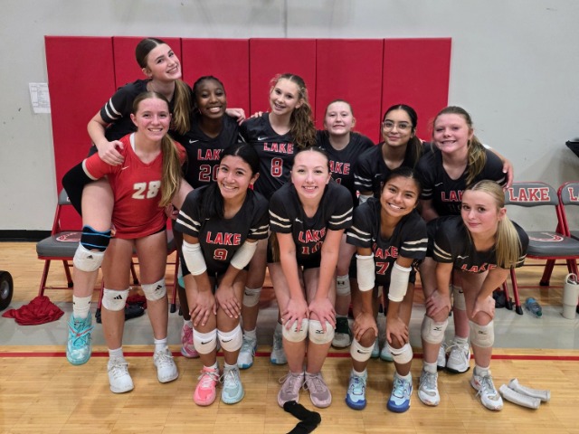 Freshman Red Volleyball Wraps Up Strong Season Against Midway Flex
