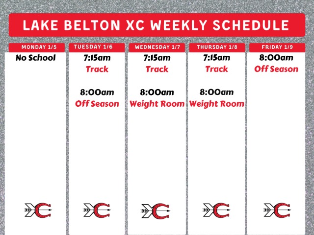 3/22 Bronco Relays Rescheduled Itinerary