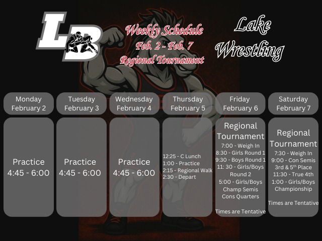 Strong District Showing Sends Lake Belton Wrestlers to Regionals