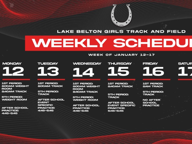 Freshmen Red Volleyball Itinerary for Belton ISD Sub-Varsity Tournament 9/7