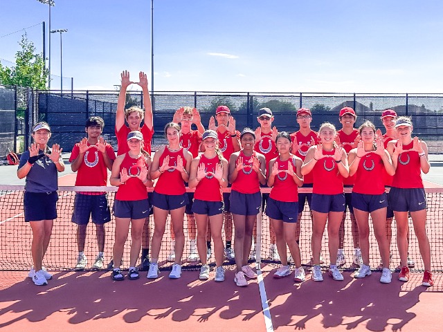 LBHS Tennis Boys and Girls Teams District Champions