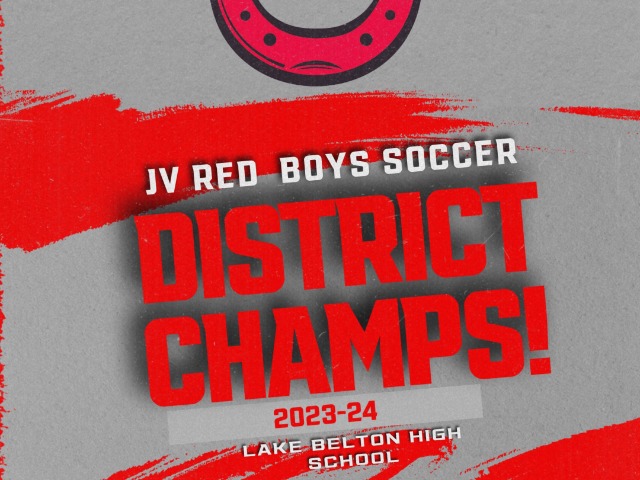 JV Red Boys Soccer Earns District Title!!!