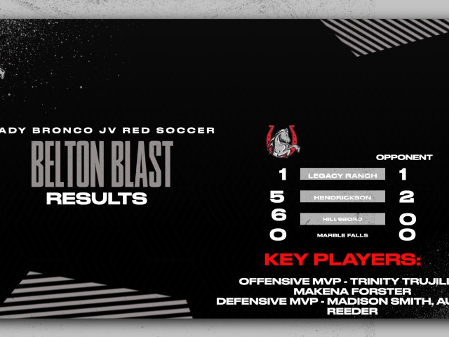 Bronco JV at Georgetown JV Tournament