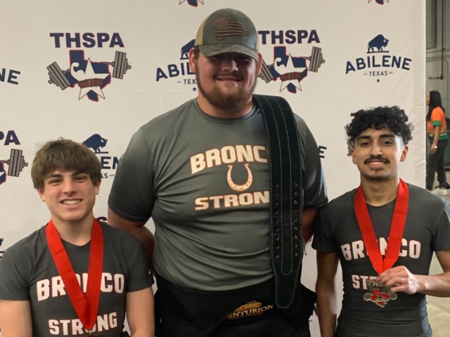Bronco boys have best finish ever at State powerlifting