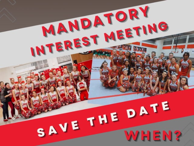 BRONCO MIDDLE SCHOOL CHEER/MASCOT TRYOUT MEETING 3/5