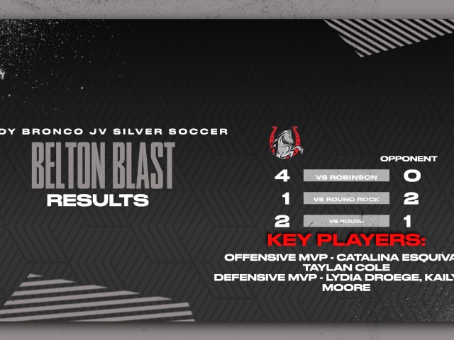 Bronco JV at Georgetown JV Tournament