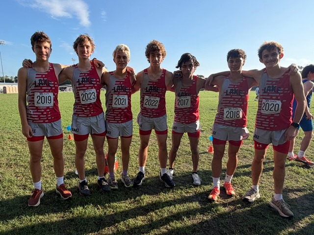 Lake Belton Varsity Boys Cross Country Team Crowned District 12-6A Champions!