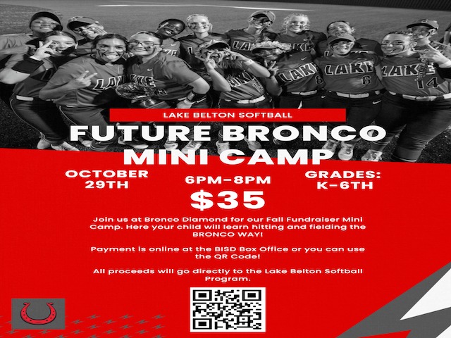 Lake Belton Softball Future Bronco Mini Camp