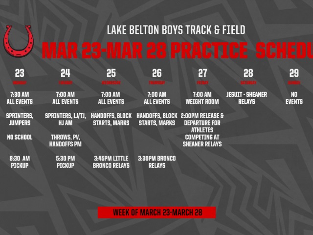 Girls Soccer Weekly Schedule 9/16-21