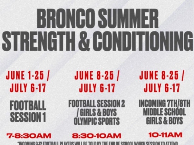 Bronco Football Weekly Newsletter