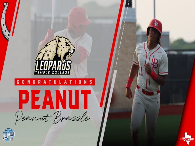 Peanut Brazzle signs with Temple Junior College to play baseball